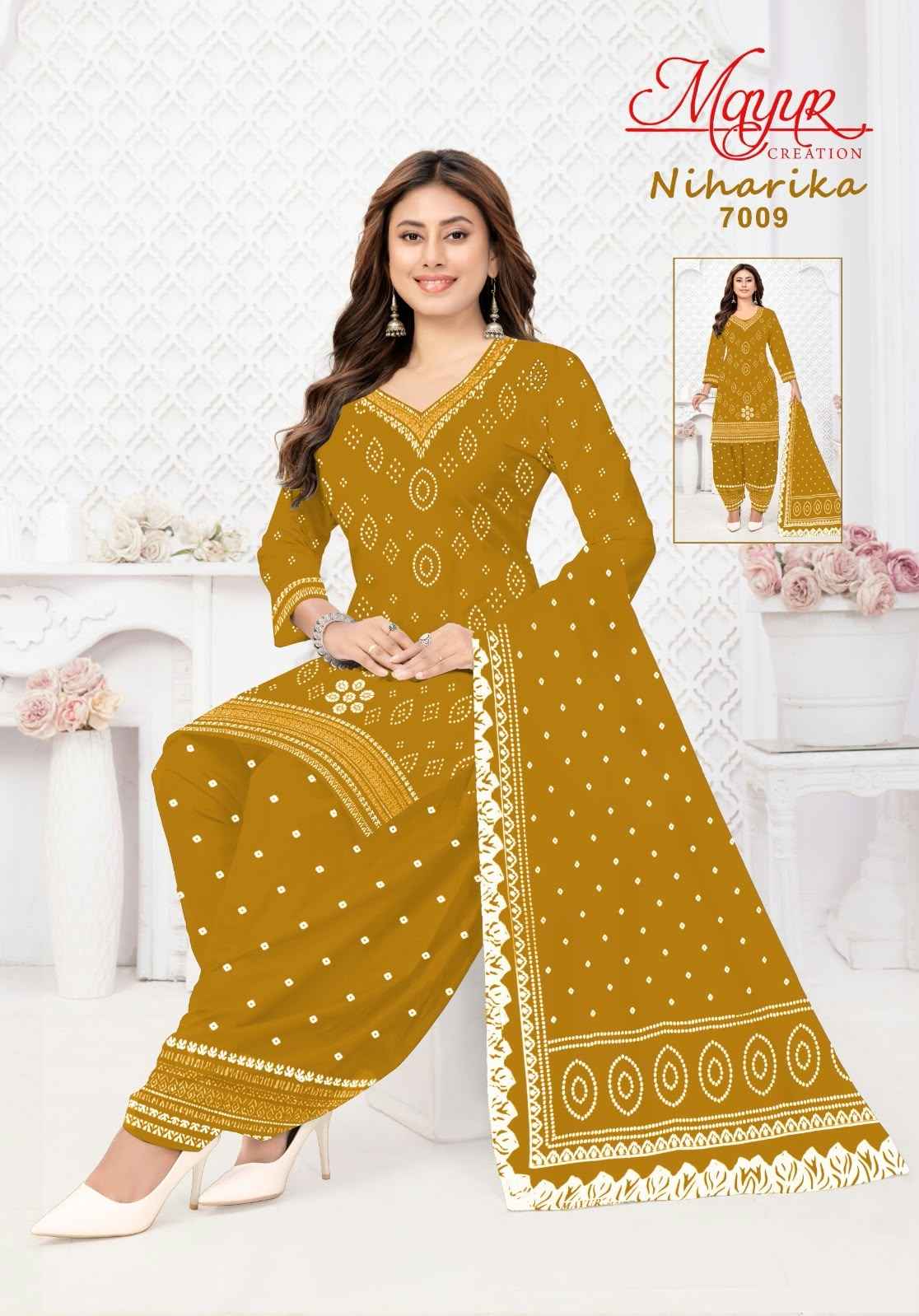 MAYUR NIHARIKA VOL-7 COTTON PRINTED DRESS MATERIAL