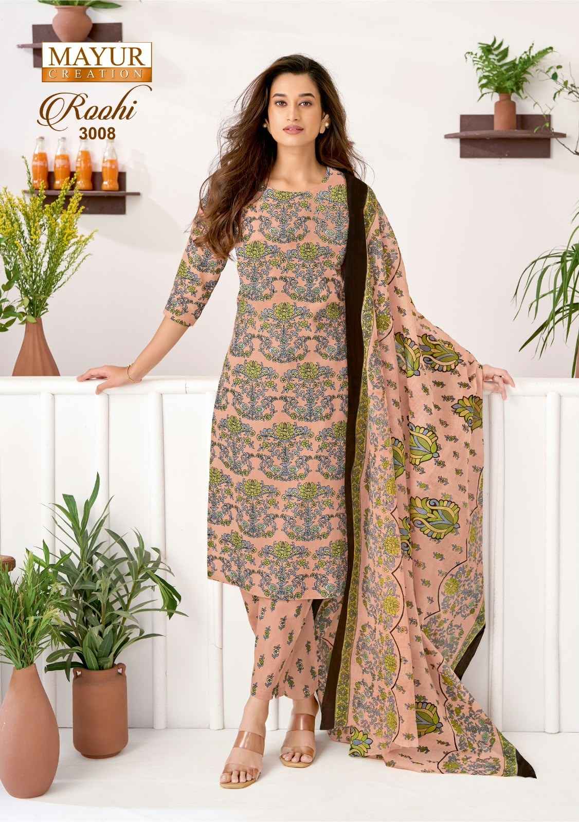 MAYUR ROOHI VOL-3 COTTON PRINTED DRESS MATERIAL