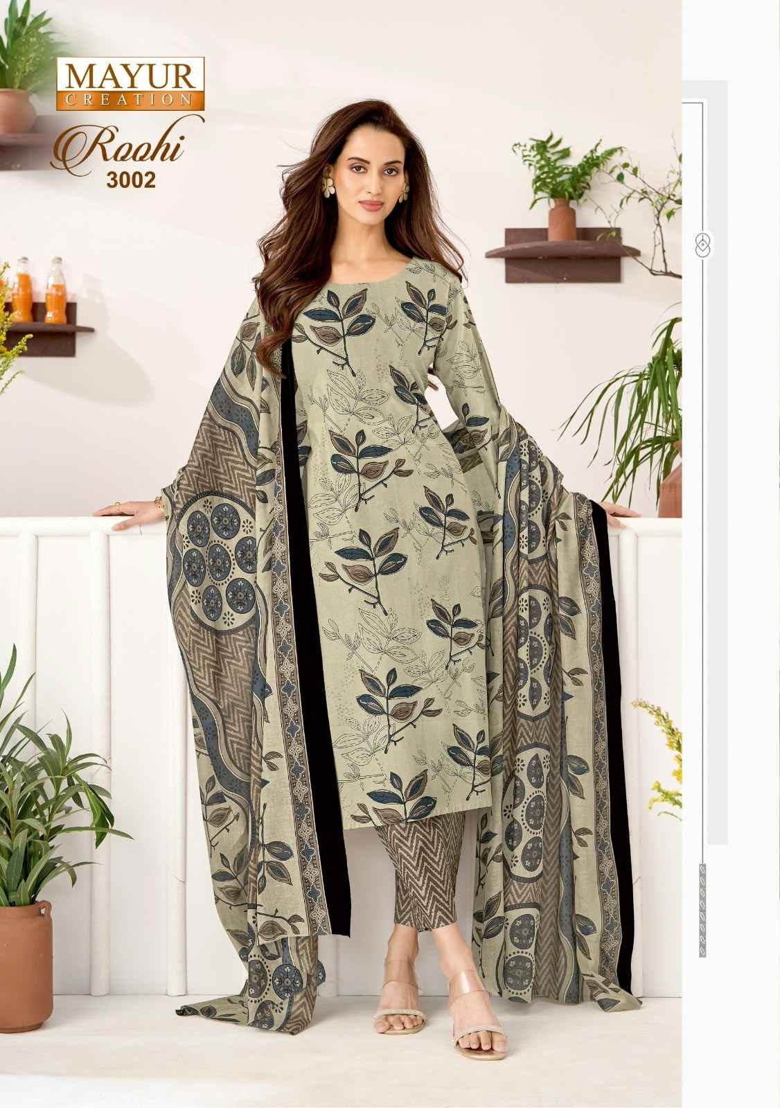 MAYUR ROOHI VOL-3 COTTON PRINTED DRESS MATERIAL