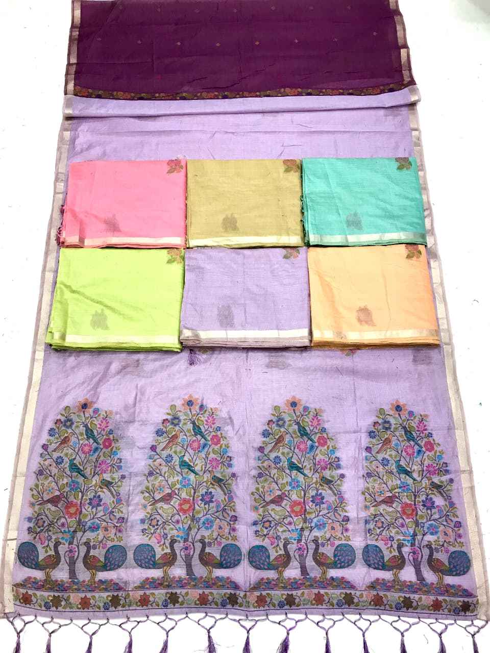 SOFT MOONGA COTTON ZARI WEAVING PAITHANI SAREE