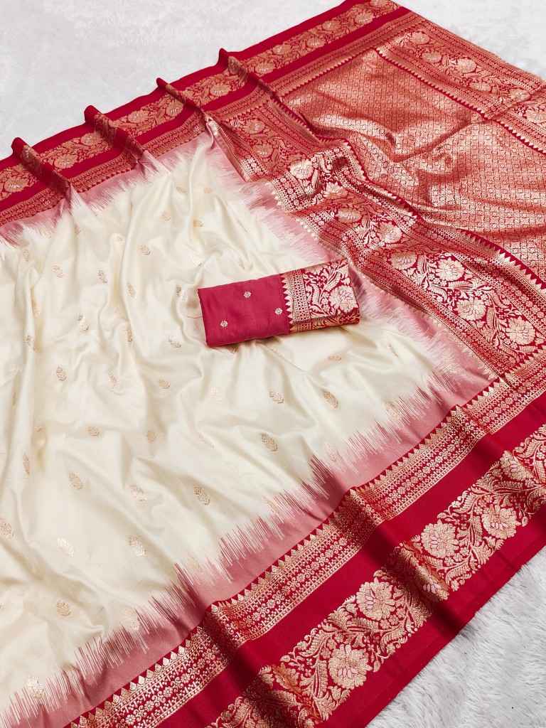 PREMIUM SOFT BANARASI SILK GOLD ZARI WEAVING SAREE 