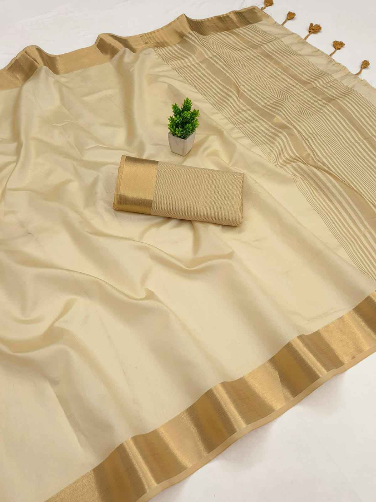 PURE AASAMI SILK SOFT JACQUARD WEAVING SAREE