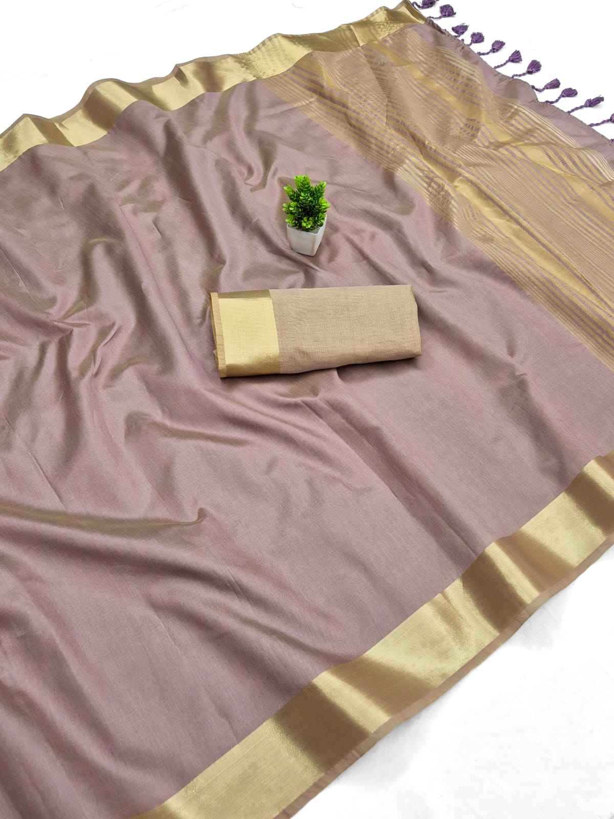 PURE AASAMI SILK SOFT JACQUARD WEAVING SAREE
