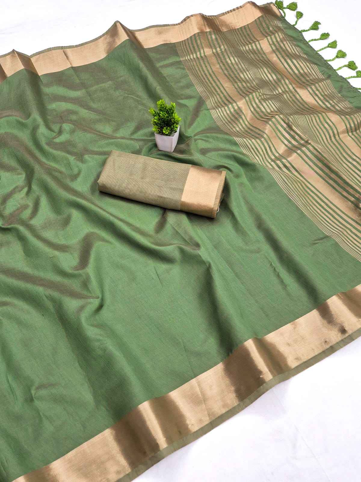 PURE AASAMI SILK SOFT JACQUARD WEAVING SAREE