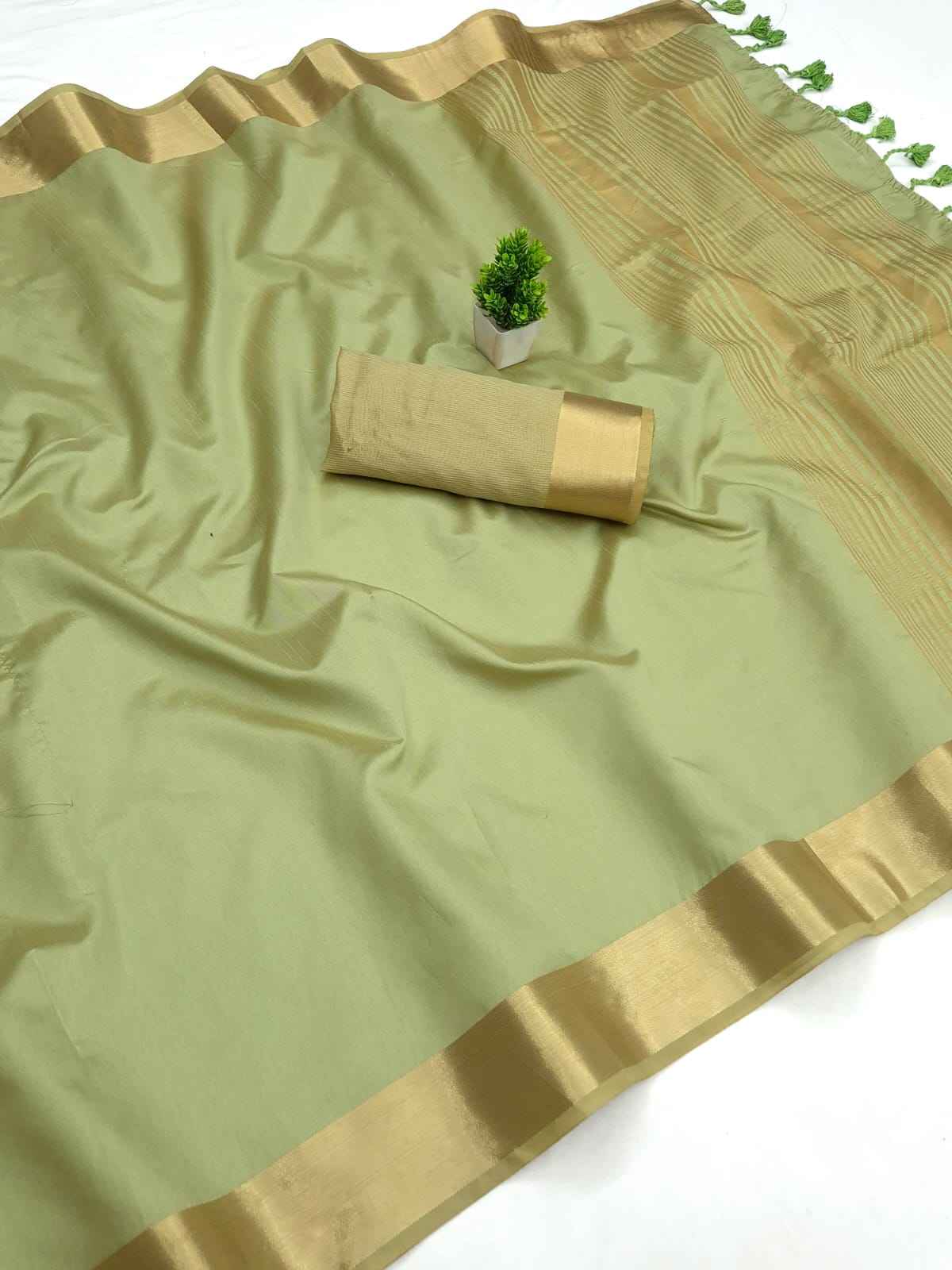 PURE AASAMI SILK SOFT JACQUARD WEAVING SAREE
