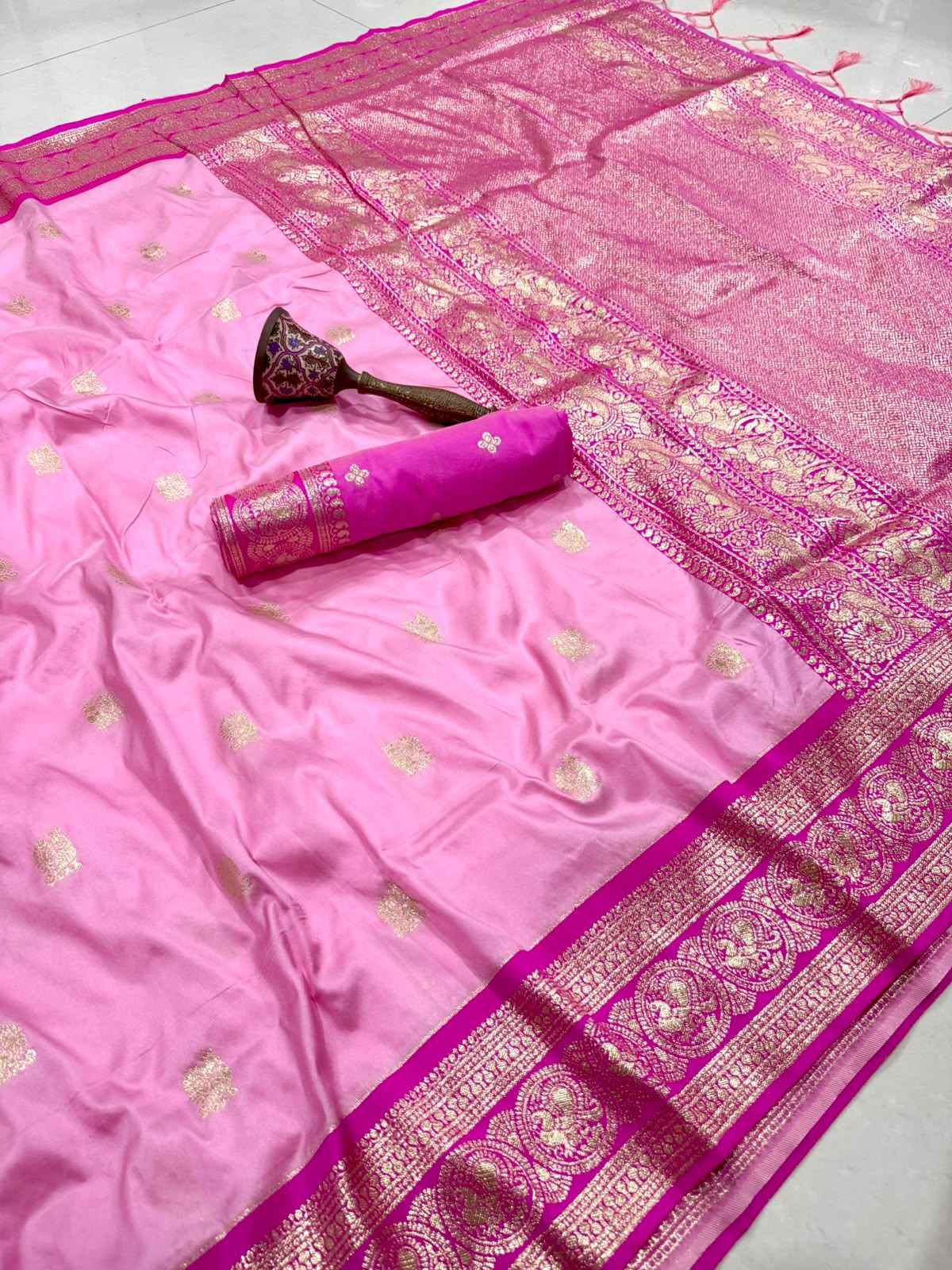 PURE HEAVY BANARASI PAITHANI SILK ZARI WEAVING SAREE