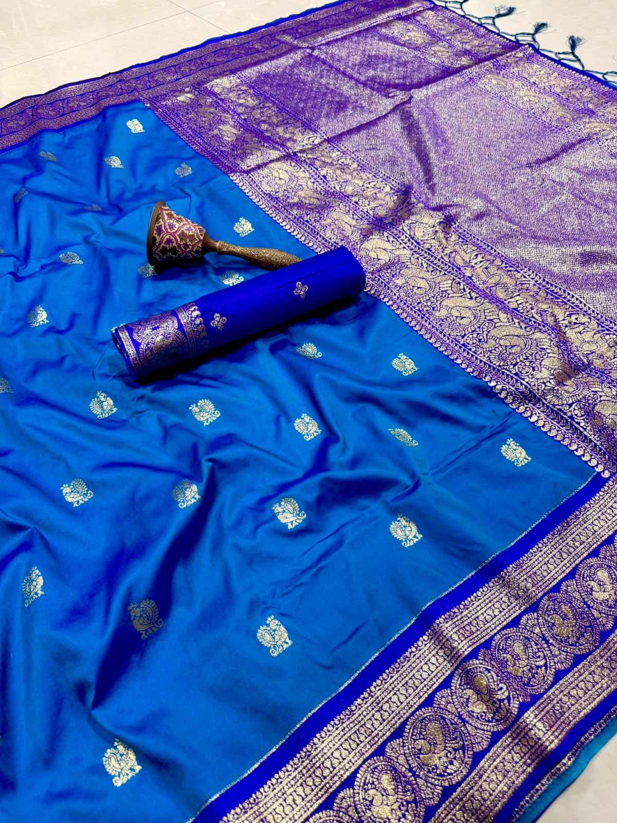 PURE HEAVY BANARASI PAITHANI SILK ZARI WEAVING SAREE