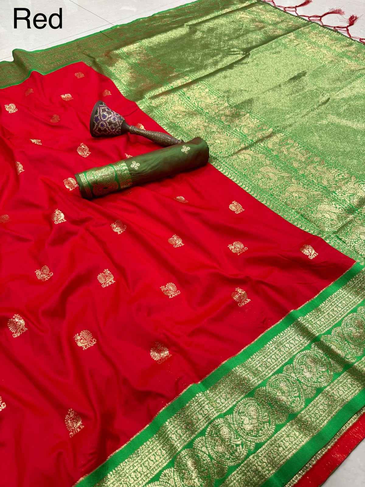 PURE HEAVY BANARASI PAITHANI SILK ZARI WEAVING SAREE