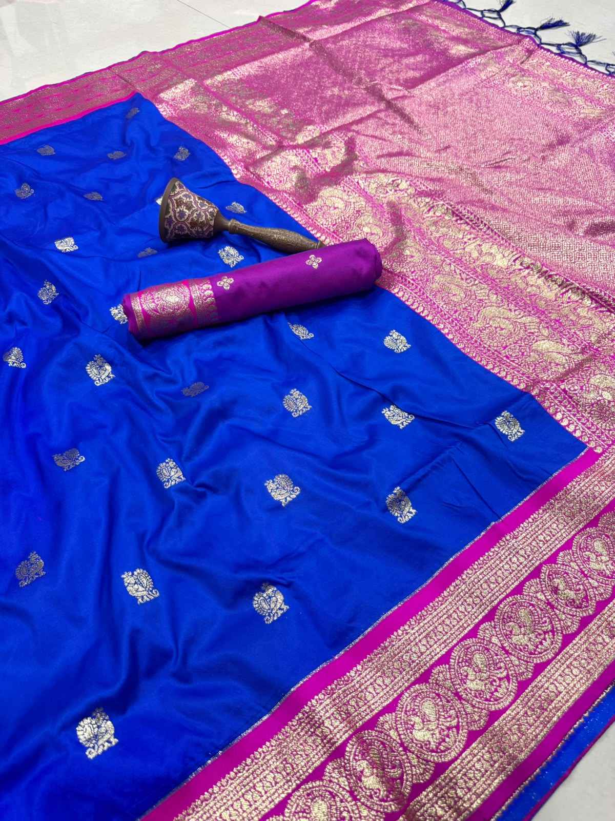 PURE HEAVY BANARASI PAITHANI SILK ZARI WEAVING SAREE