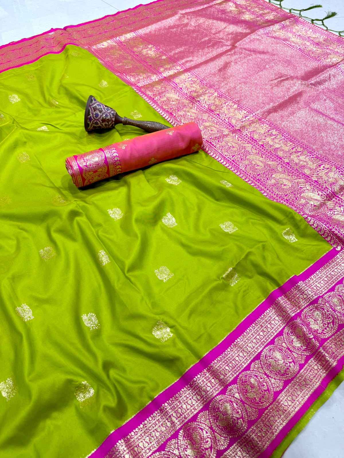 PURE HEAVY BANARASI PAITHANI SILK ZARI WEAVING SAREE