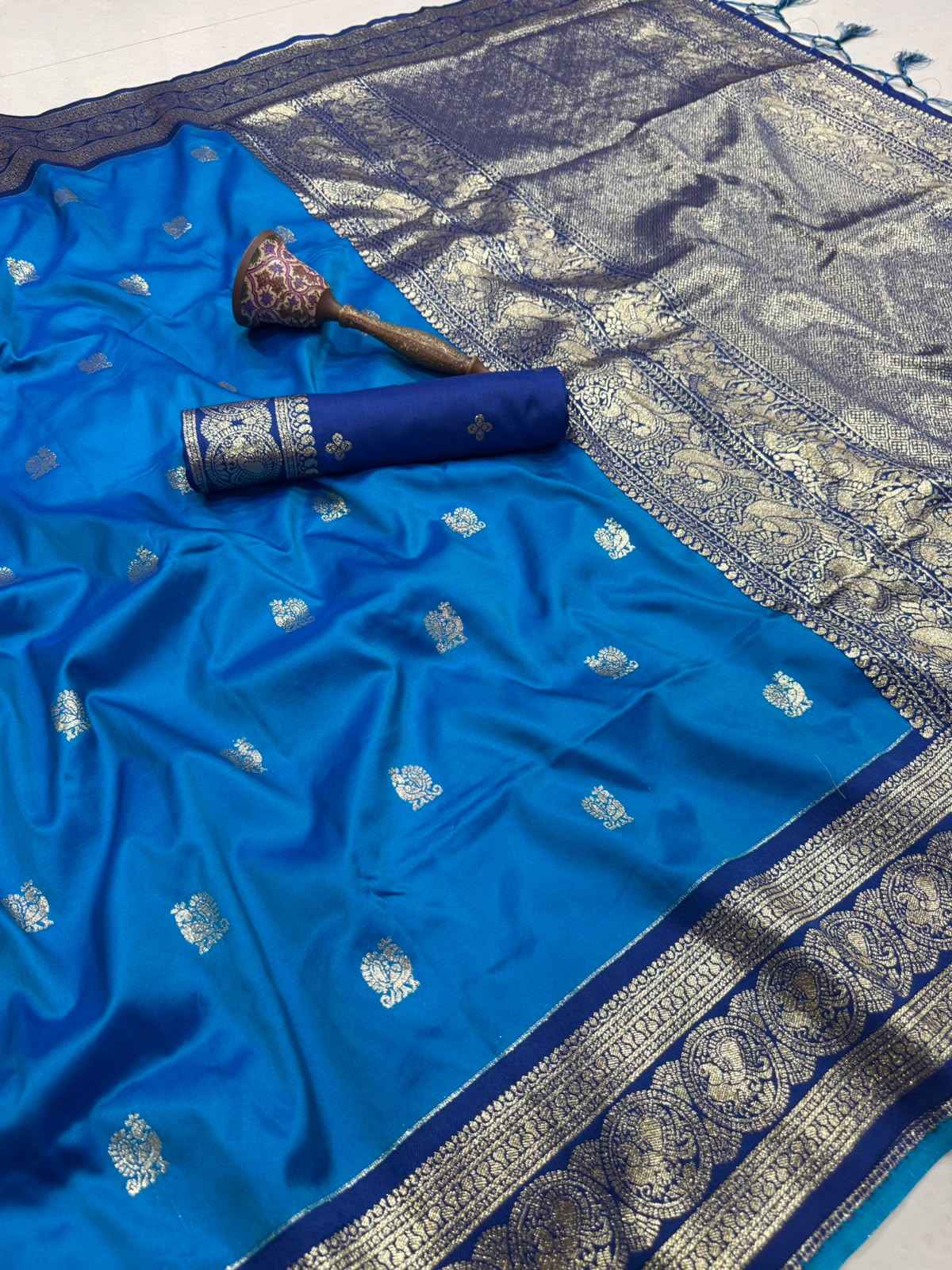PURE HEAVY BANARASI PAITHANI SILK ZARI WEAVING SAREE