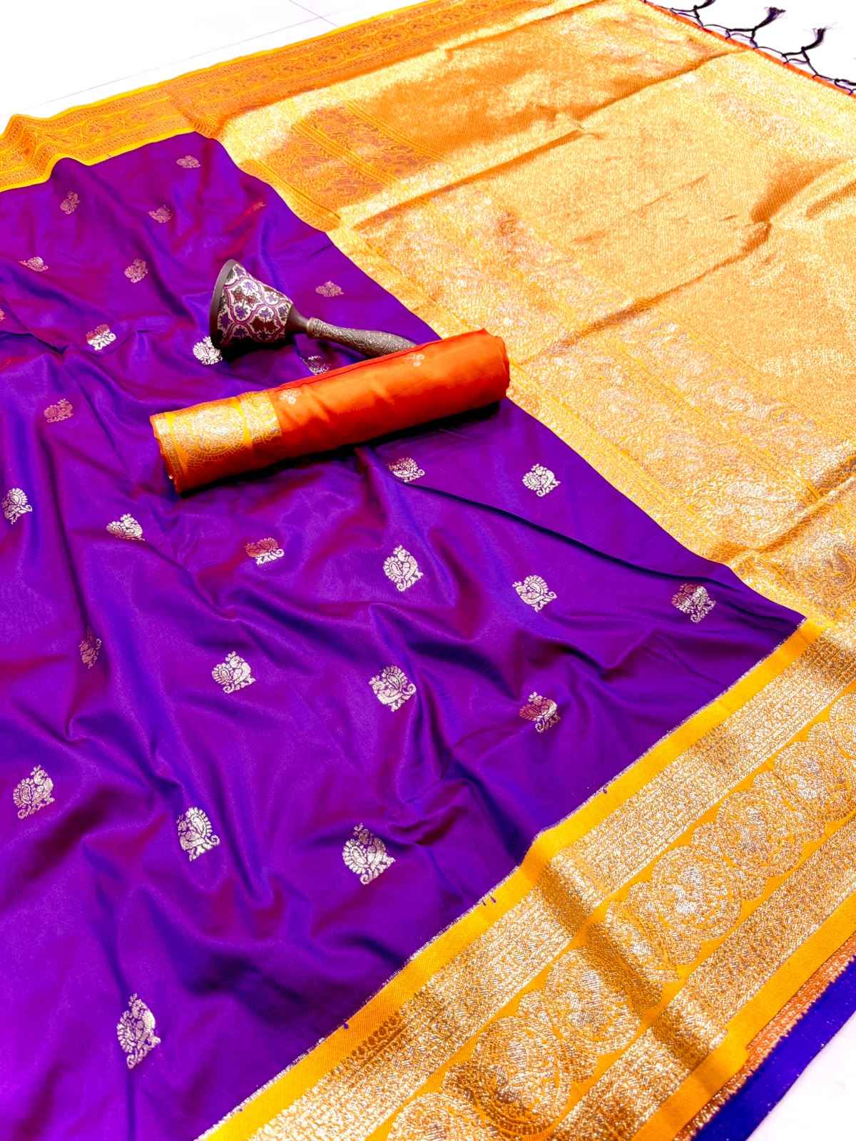 PURE HEAVY BANARASI PAITHANI SILK ZARI WEAVING SAREE