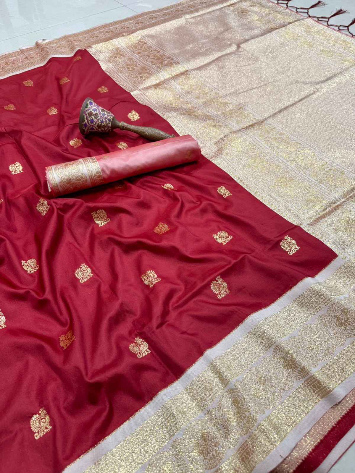 PURE HEAVY BANARASI PAITHANI SILK ZARI WEAVING SAREE