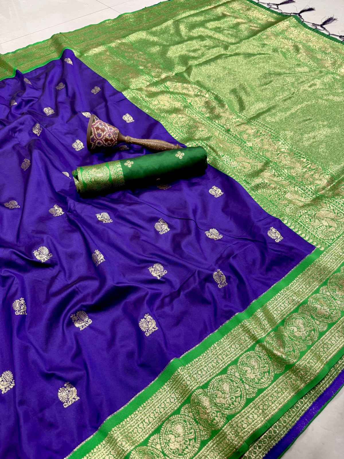 PURE HEAVY BANARASI PAITHANI SILK ZARI WEAVING SAREE