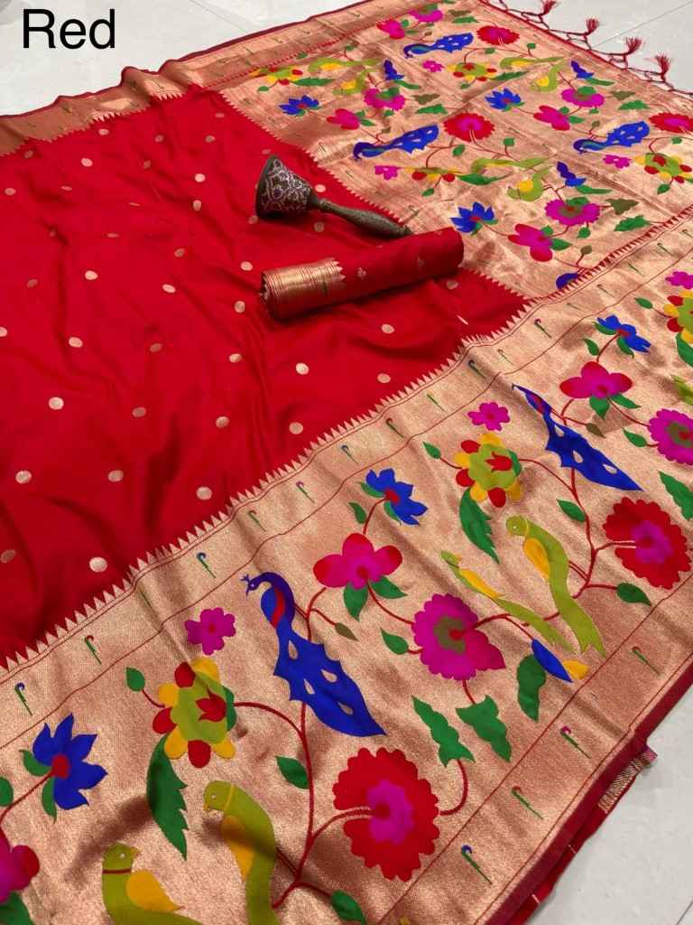 PURE SOFT KANCHIVRAM PETHANI SILK ZARI WEAVING SAREE 1 