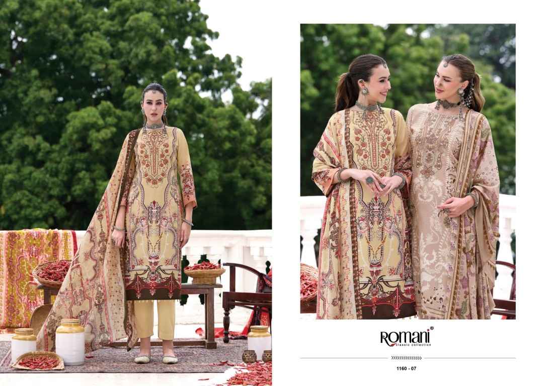 ROMANI AARZU VOL-36 SOFT COTTON DIGITAL PRINTED EMBROIDERY DRESS MATERIAL 