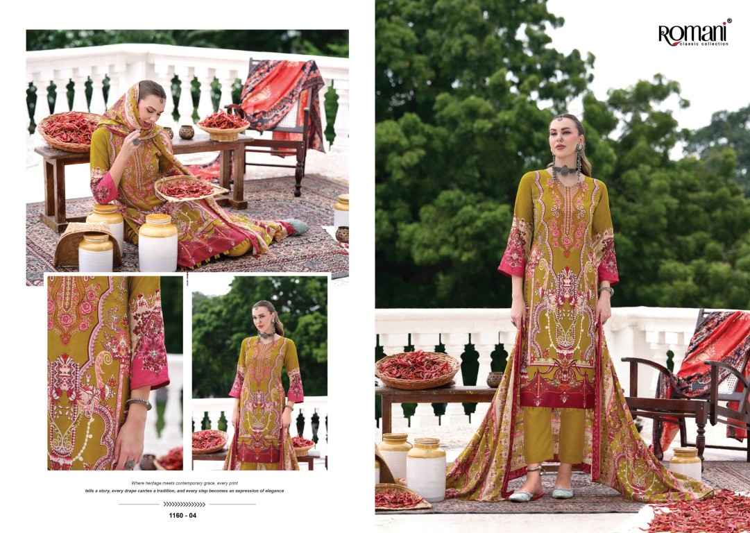 ROMANI AARZU VOL-36 SOFT COTTON DIGITAL PRINTED EMBROIDERY DRESS MATERIAL 