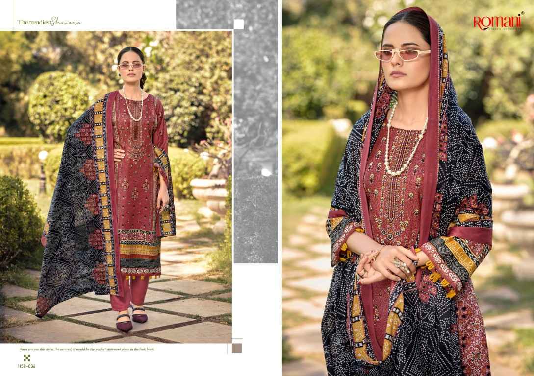 ROMANI BIN KAREEM VOL-6 SOFT COTTON DIGITAL STYLE PRINTED DRESS MATERIAL 