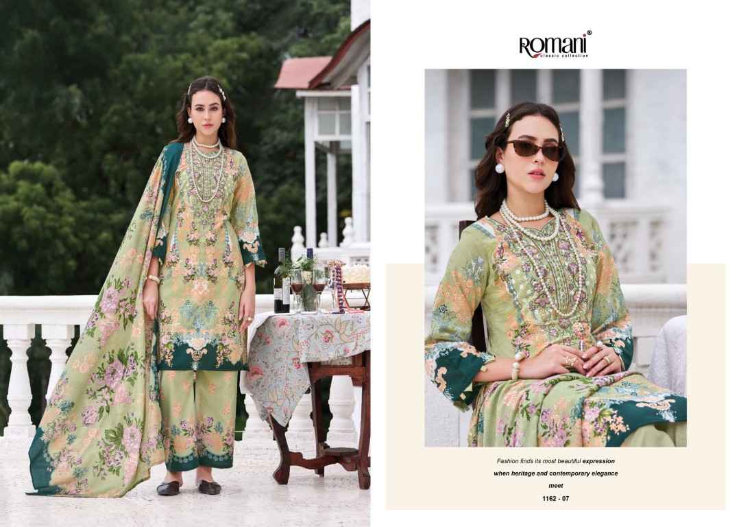 ROMANI MAHIRA VOL-11 SOFT COTTON SELF EMBROIDERY DRESS MATERIAL