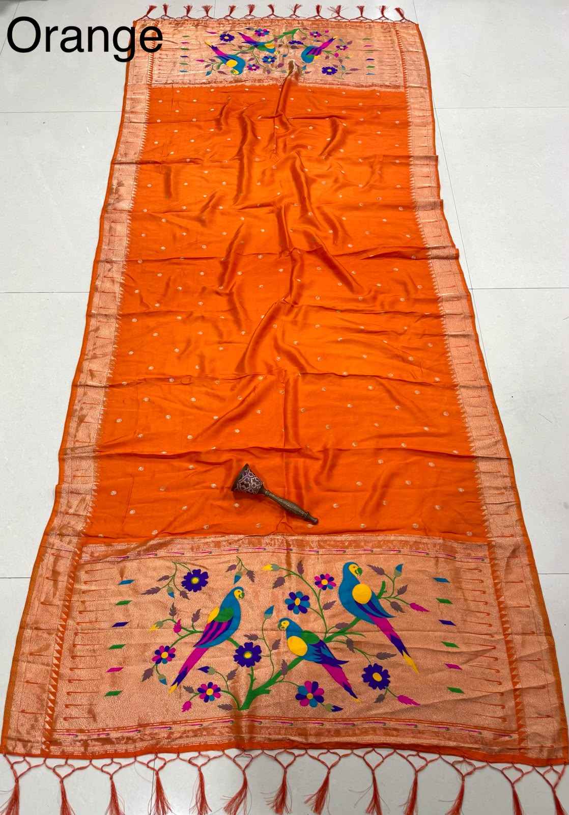 SOFT JARI VISCOS SILK MUNIYA PAITHANI DUPATTA