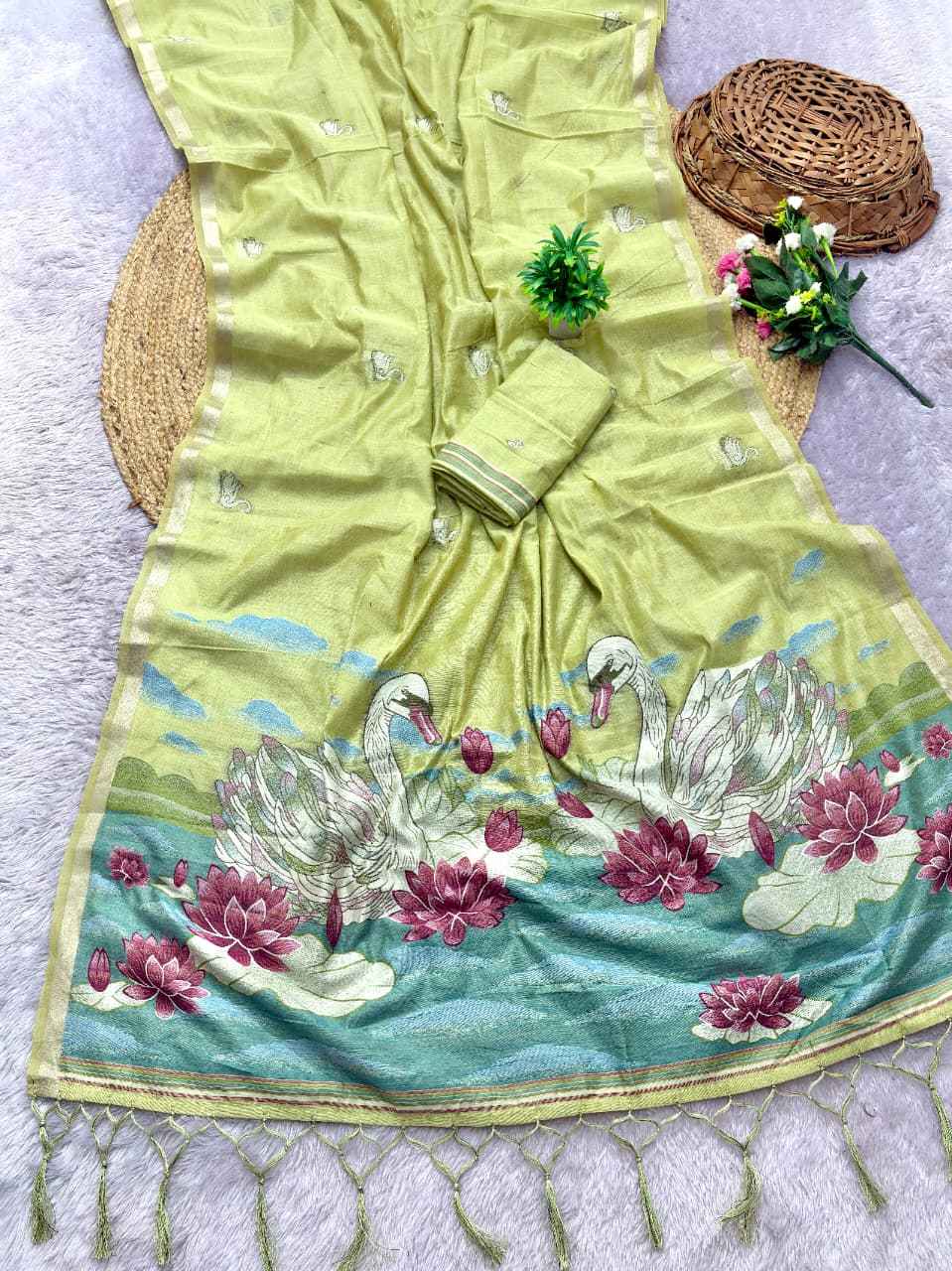 SOFT MOONGA COTTON ZARI WEAVING PAITHANI SAREE 1