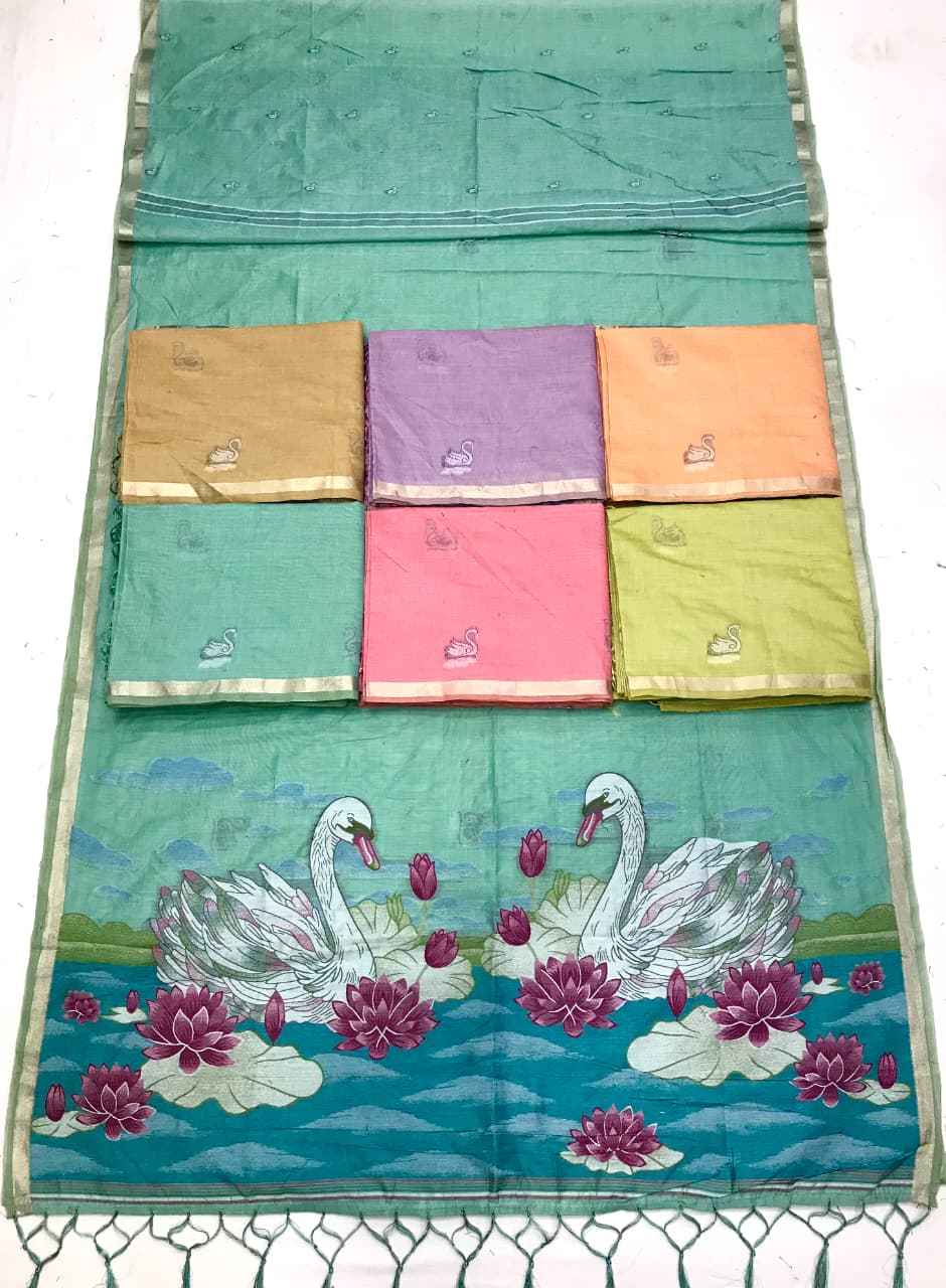 SOFT MOONGA COTTON ZARI WEAVING PAITHANI SAREE 1