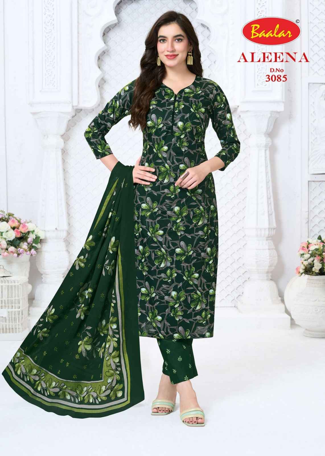 BAALAR ALEENA VOL-30 PURE COTTON PRINTED DRESS MATERIAL 