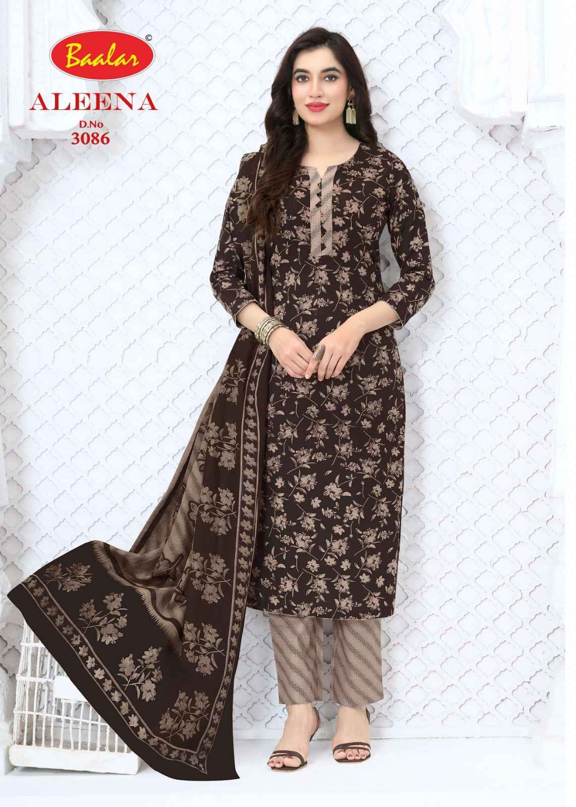 BAALAR ALEENA VOL-30 PURE COTTON PRINTED DRESS MATERIAL 