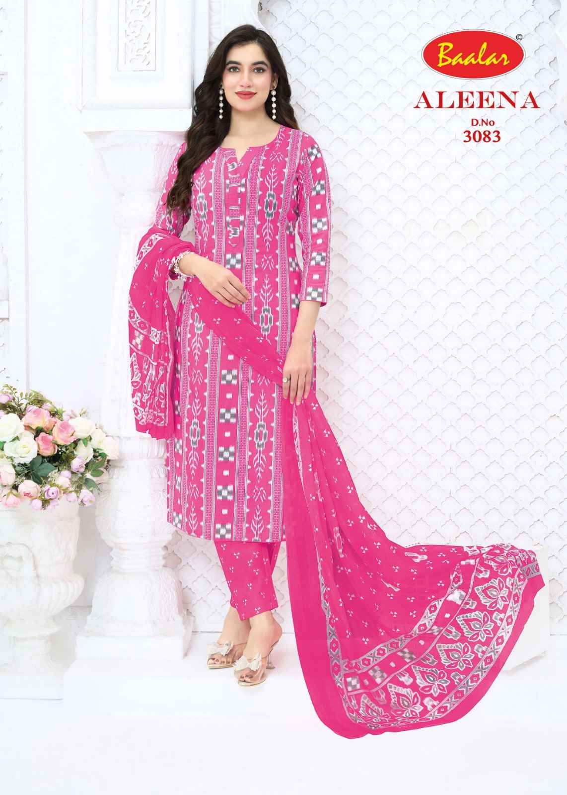 BAALAR ALEENA VOL-30 PURE COTTON PRINTED DRESS MATERIAL 