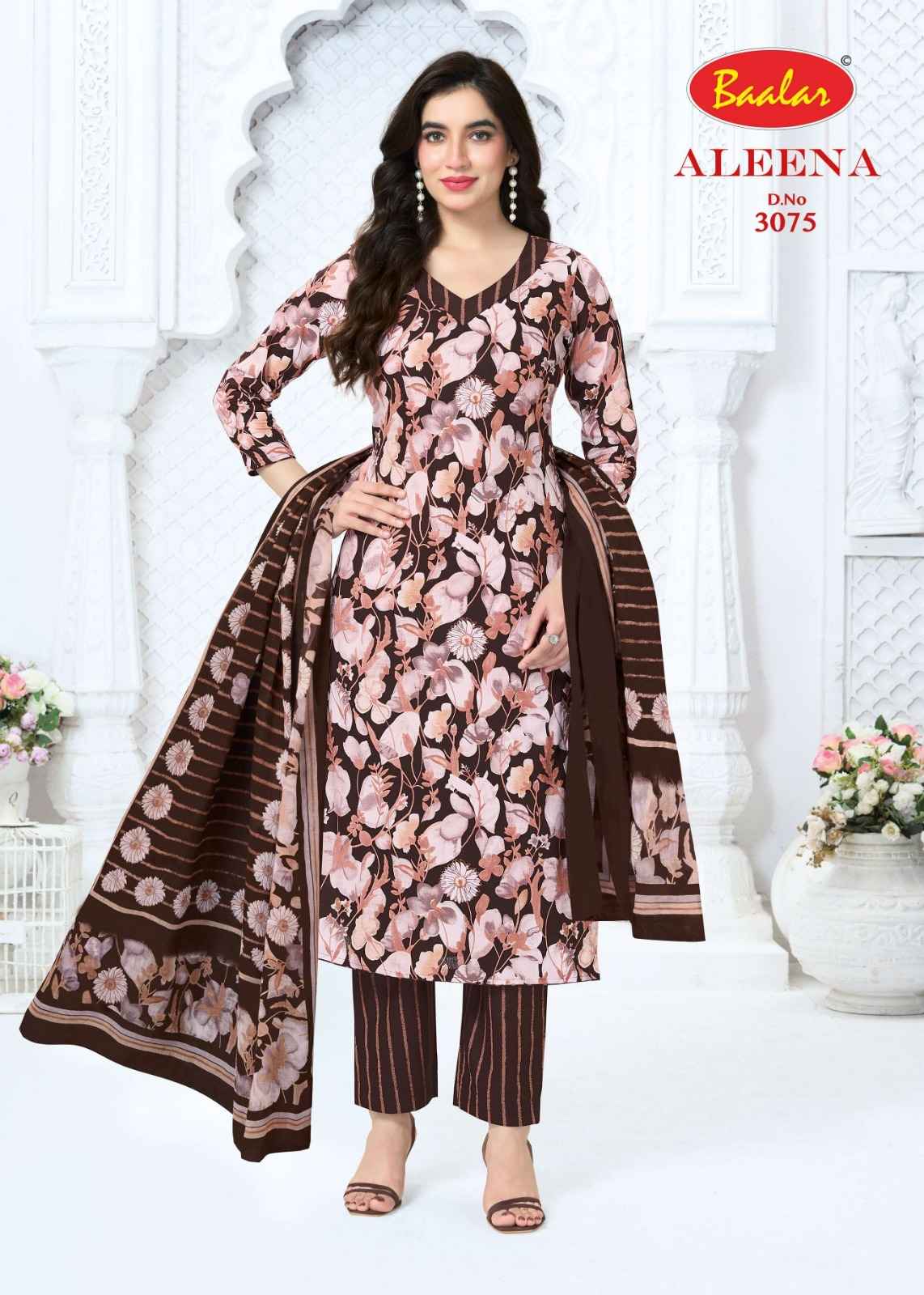 BAALAR ALEENA VOL-30 PURE COTTON PRINTED DRESS MATERIAL 