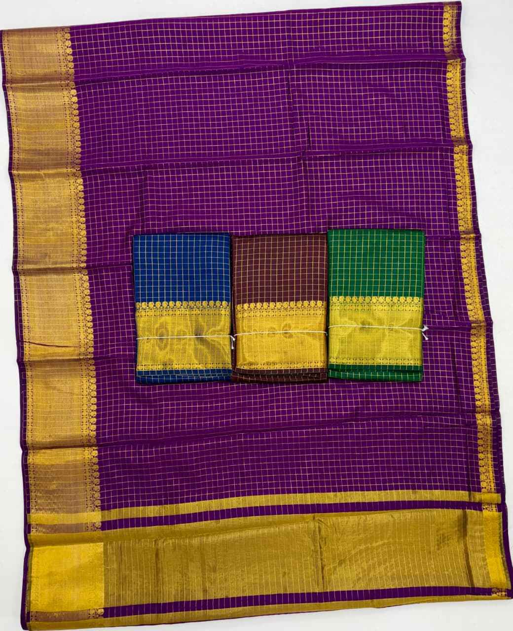 BANARASI KATAN SILK COPPER ZARI WEAVING SAREE 