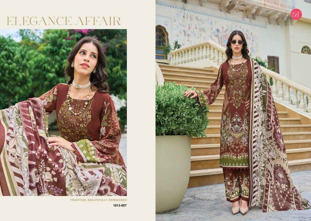BELLIZA DILSHAD VOL-7 PURE VISCOSE RAYON DRESS MATERIAL