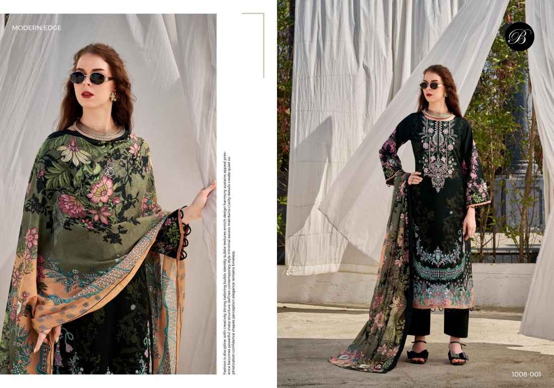 BELLIZA NAIRA VOL-157 PURE COTTON EMBROIDERY DRESS MATERIAL