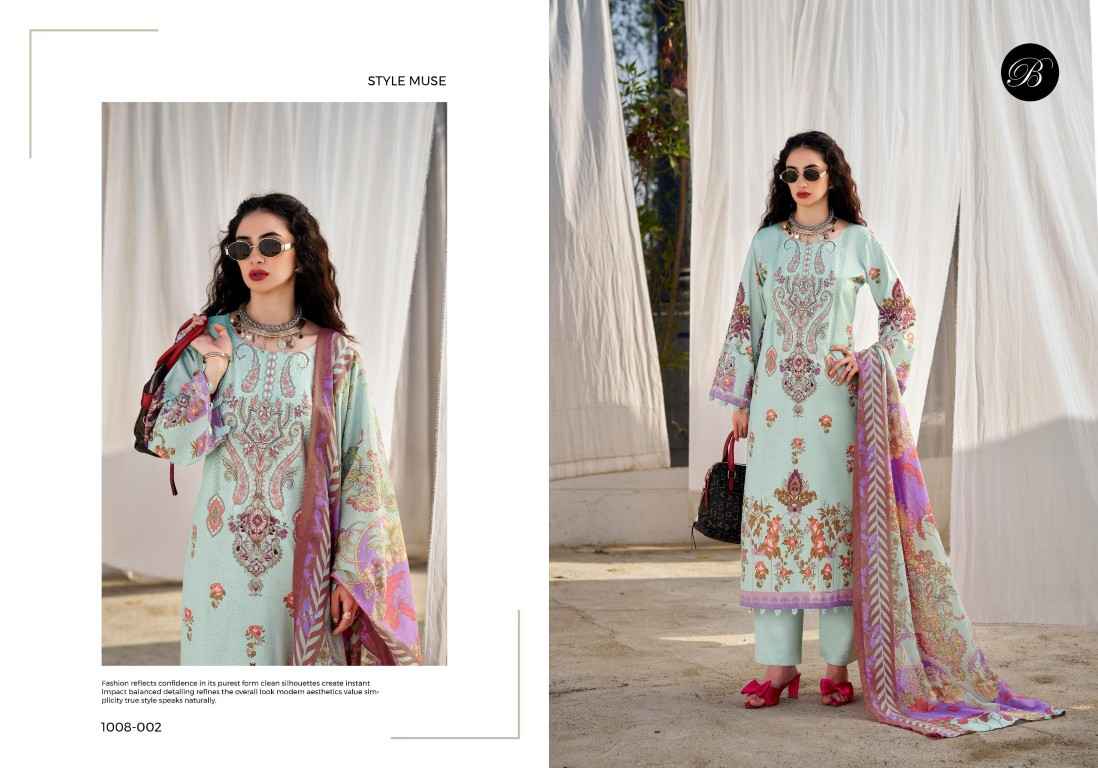 BELLIZA NAIRA VOL-157 PURE COTTON EMBROIDERY DRESS MATERIAL