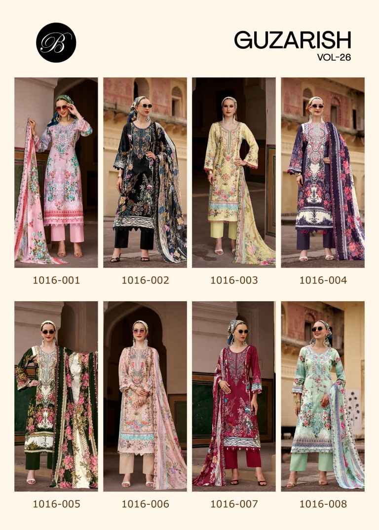 BELLIZA NAIRA VOL-158 PURE COTTON EMBROIDERY DRESS MATERIAL