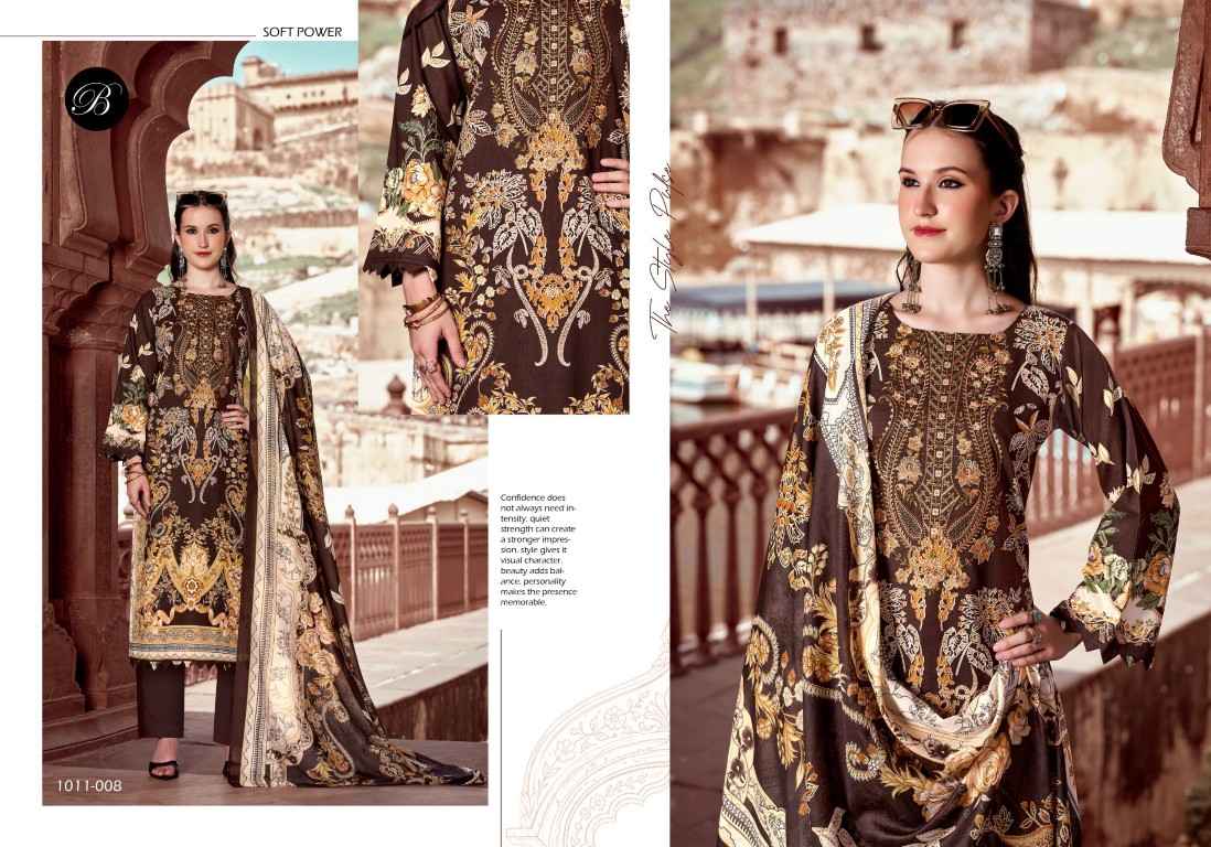 BELLIZA NAIRA VOL-158 PURE COTTON EMBROIDERY DRESS MATERIAL
