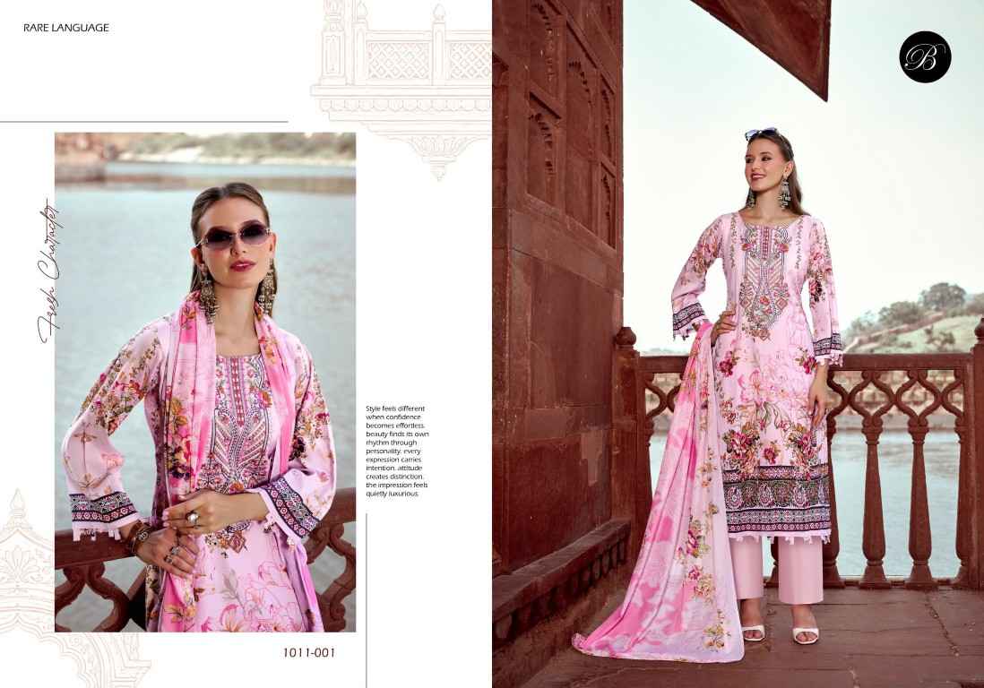 BELLIZA NAIRA VOL-158 PURE COTTON EMBROIDERY DRESS MATERIAL