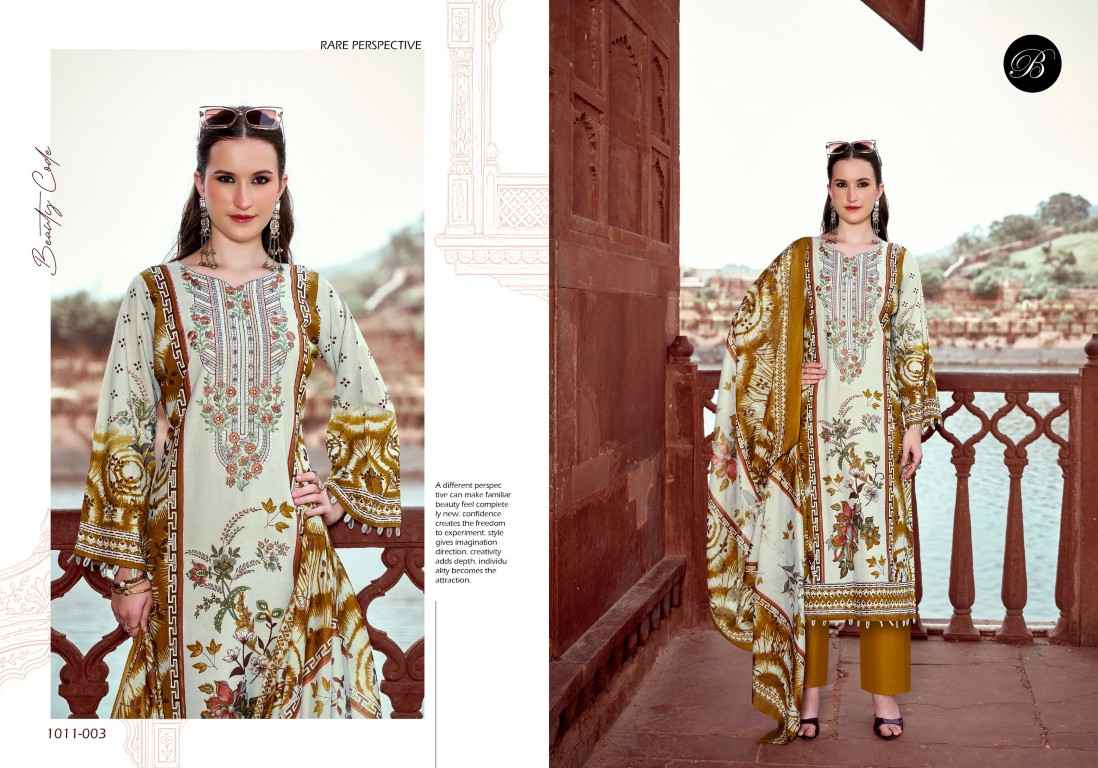 BELLIZA NAIRA VOL-158 PURE COTTON EMBROIDERY DRESS MATERIAL