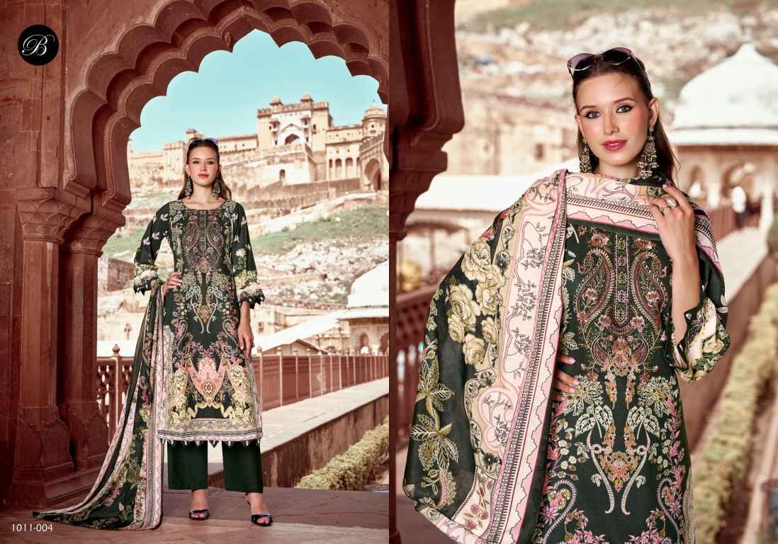 BELLIZA NAIRA VOL-158 PURE COTTON EMBROIDERY DRESS MATERIAL