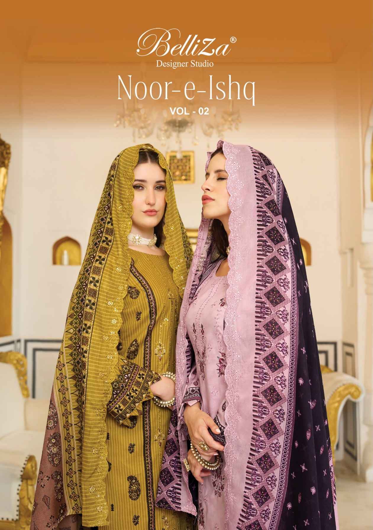BELLIZA NOOR E ISHQ VOL-2 PURE COTTON DRESS MATERIAL