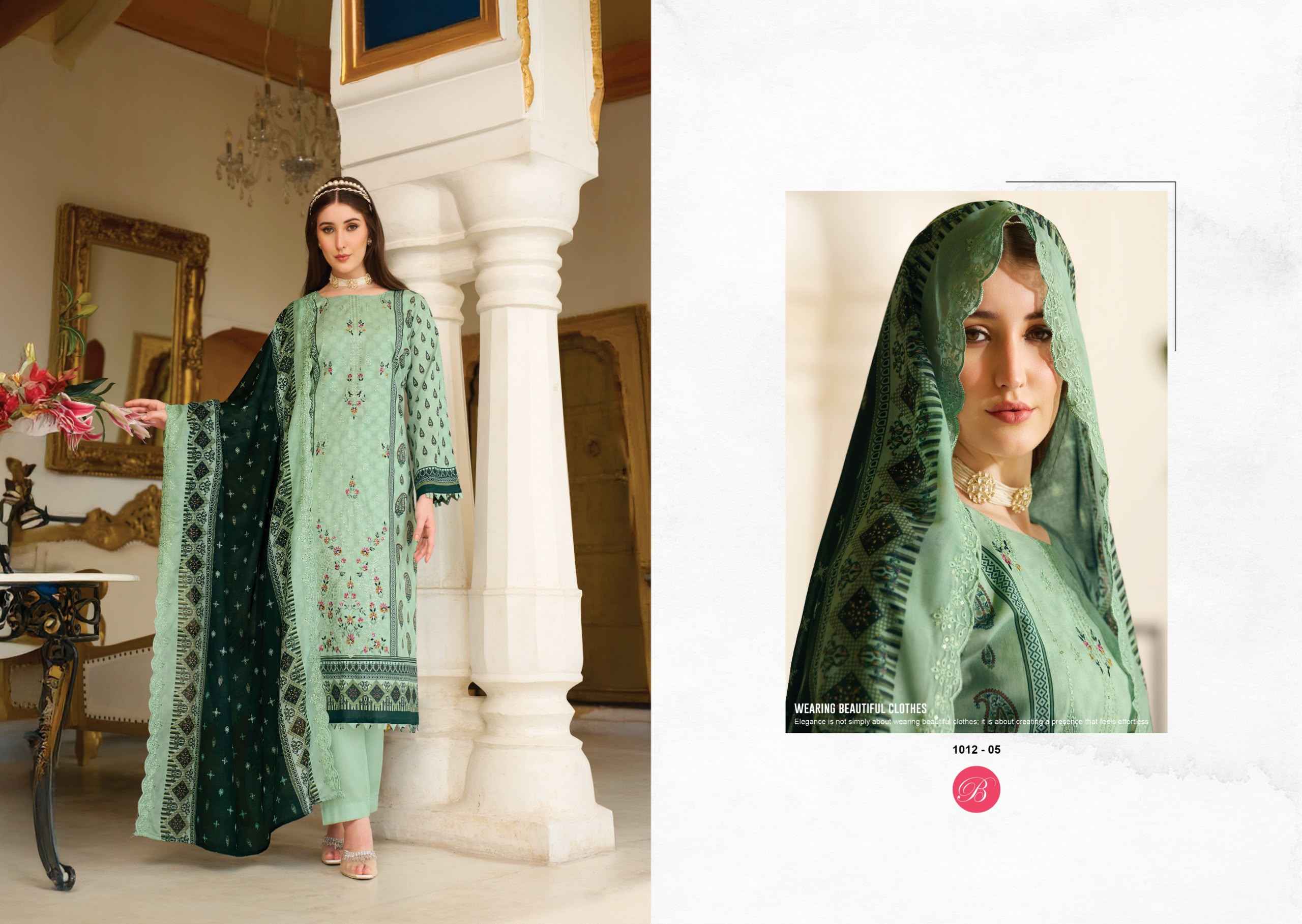 BELLIZA NOOR E ISHQ VOL-2 PURE COTTON DRESS MATERIAL