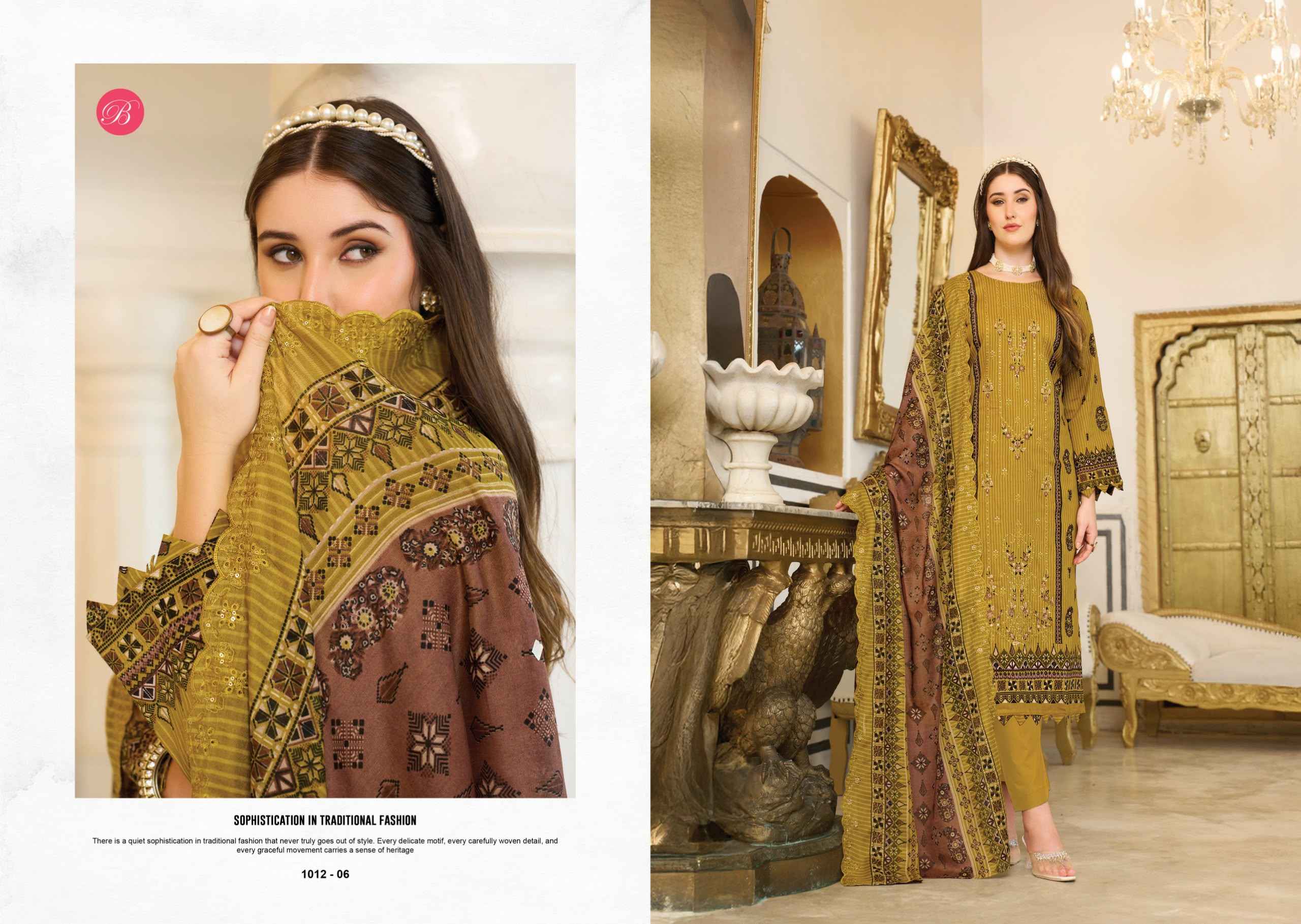 BELLIZA NOOR E ISHQ VOL-2 PURE COTTON DRESS MATERIAL