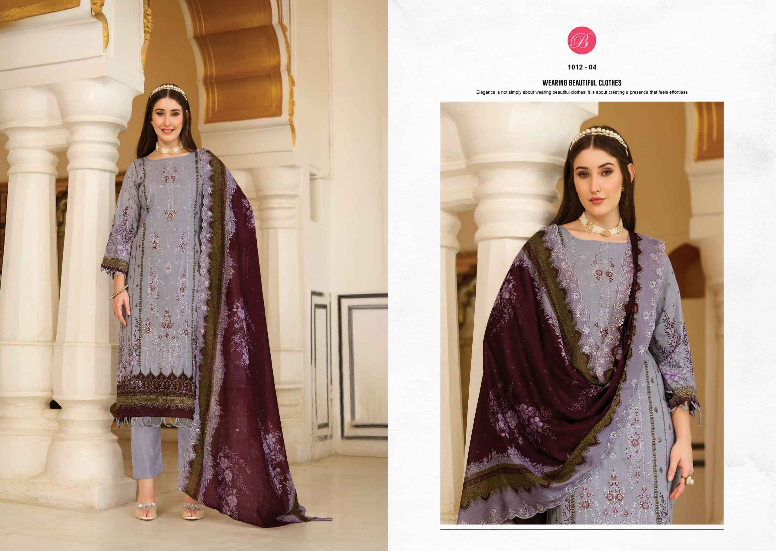 BELLIZA NOOR E ISHQ VOL-2 PURE COTTON DRESS MATERIAL