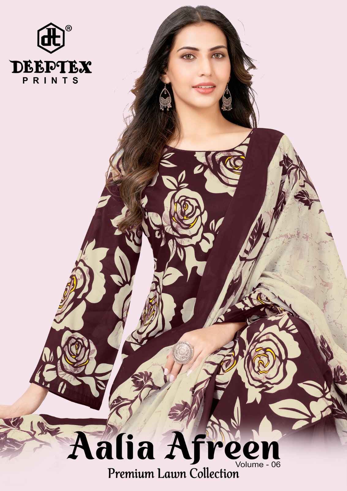 DEEPTEX AALIA AFREEN VOL-6 HEAVY COTTON PRINTED DRESS MATERIAL
