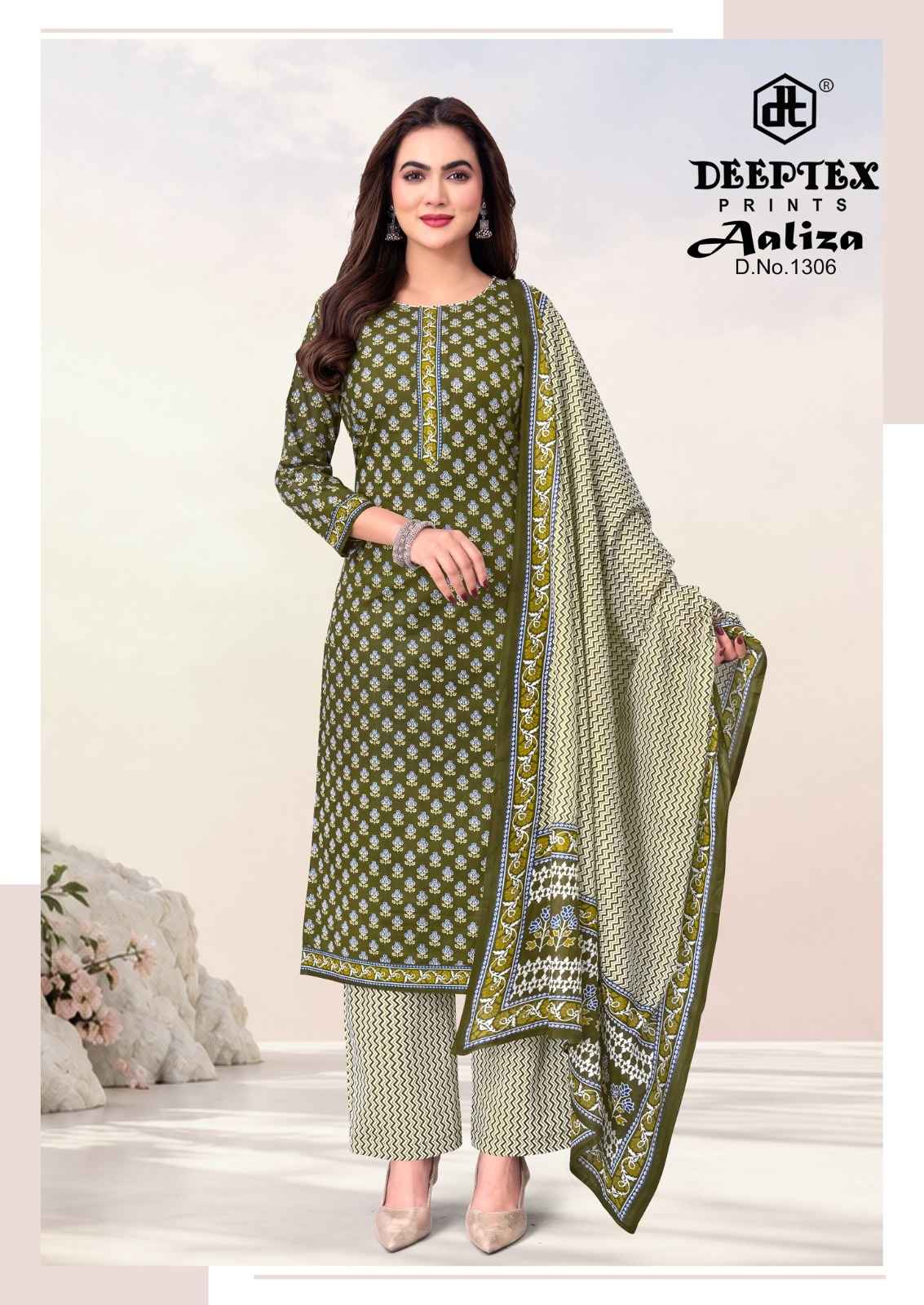 DEEPTEX AALIZA VOL-13 PURE COTTON READYMADE SUIT