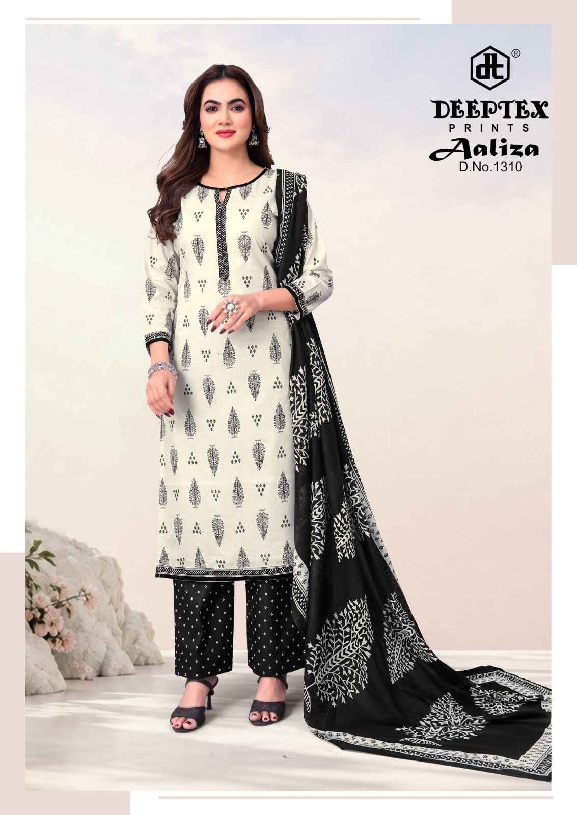DEEPTEX AALIZA VOL-13 PURE COTTON READYMADE SUIT