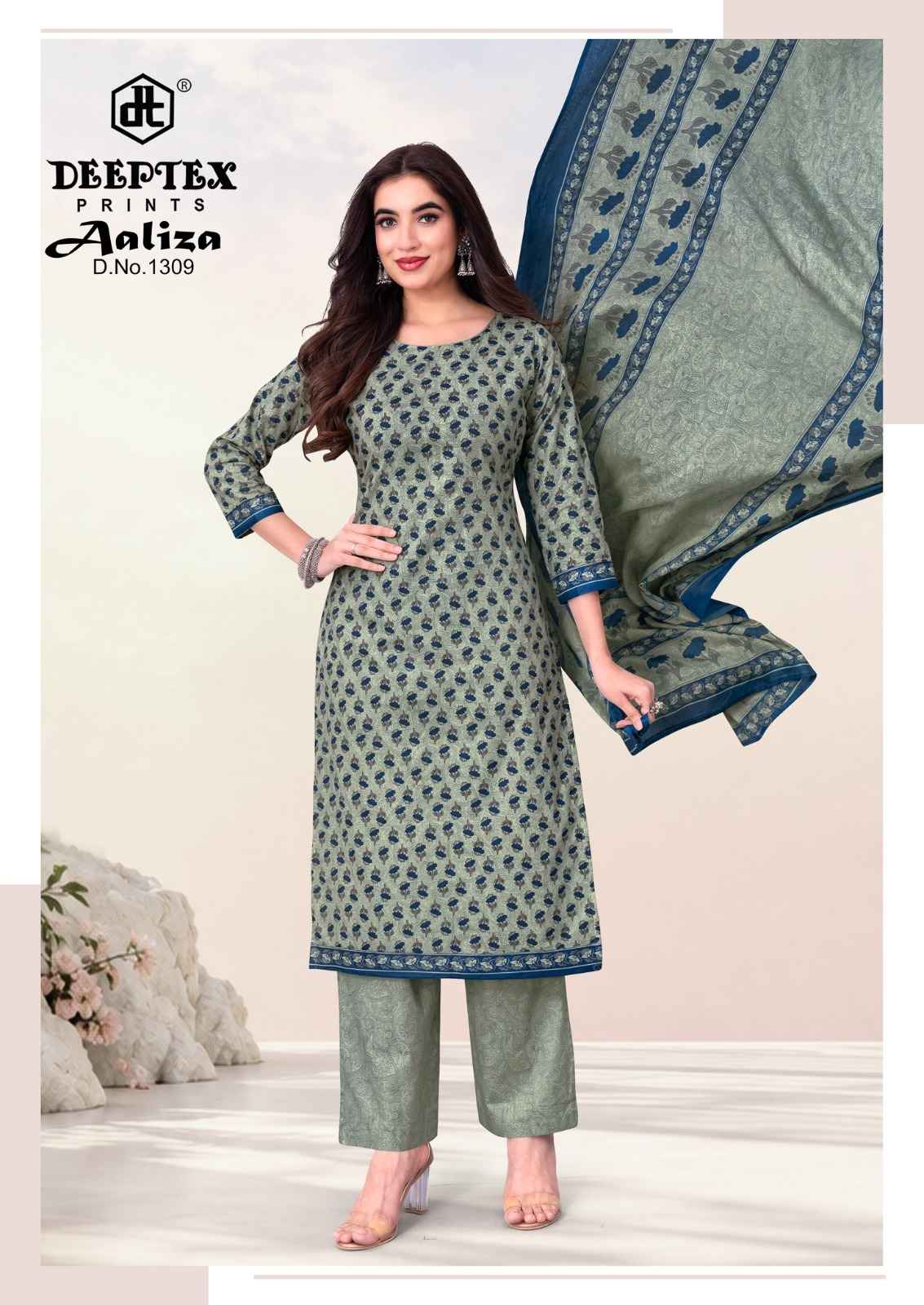 DEEPTEX AALIZA VOL-13 PURE COTTON READYMADE SUIT