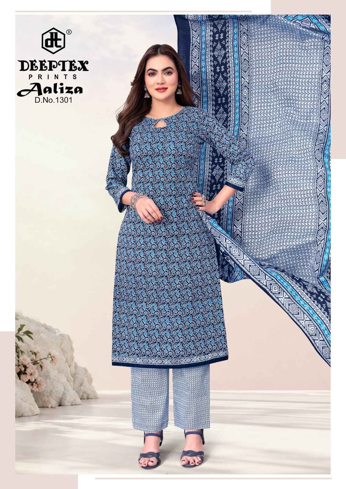 DEEPTEX AALIZA VOL-13 PURE COTTON READYMADE SUIT