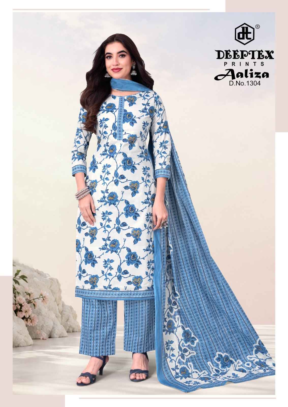 DEEPTEX AALIZA VOL-13 PURE COTTON READYMADE SUIT