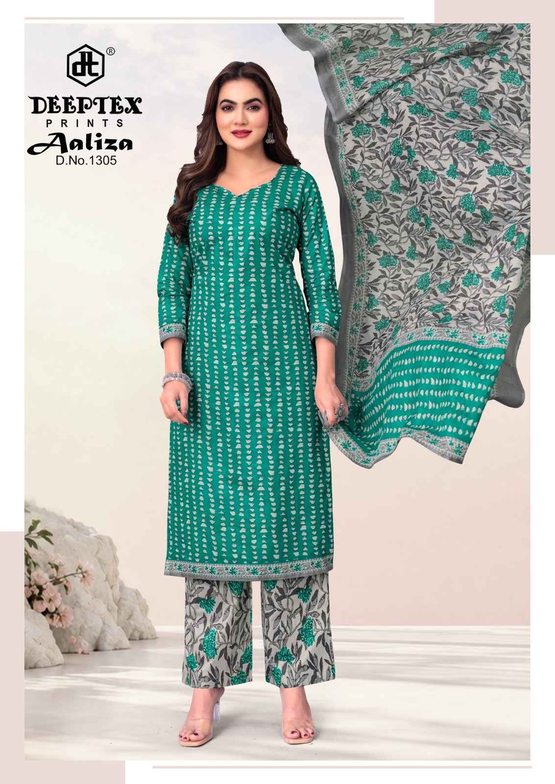 DEEPTEX AALIZA VOL-13 PURE COTTON READYMADE SUIT